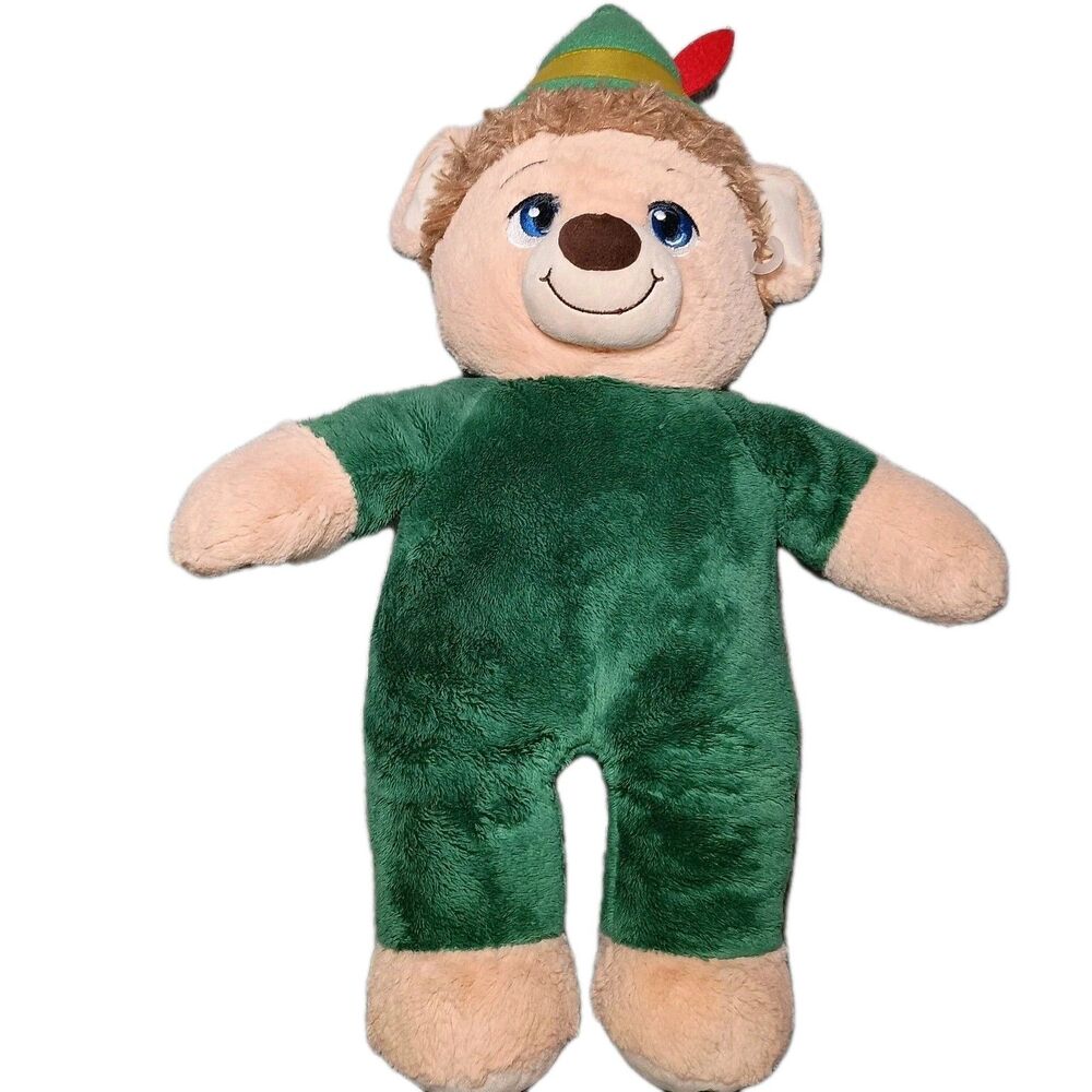 Buddy the Elf Build-a-Bear Stuffed Animal Plush W/ Hat No Shoes Christmas Season